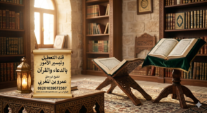 فك التعطيل وتيسير الأمور بالدعاء والقرآن